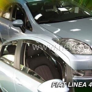 Heko ΑΝΕΜΟΘΡΑΥΣΤΕΣ ΓΙΑ FIAT LINEA 4D 2007-2015 ΖΕΥΓΑΡΙ ΑΠΟ ΕΥΚΑΜΠΤΟ ΦΙΜΕ ΠΛΑΣΤΙΚΟ HEKO - 2 ΤΕΜ.