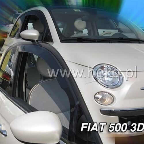 Heko ΑΝΕΜΟΘΡΑΥΣΤΕΣ ΓΙΑ FIAT 500 3D 2007-2020 ΖΕΥΓΑΡΙ ΑΠΟ ΕΥΚΑΜΠΤΟ ΦΙΜΕ ΠΛΑΣΤΙΚΟ HEKO – 2 ΤΕΜ.