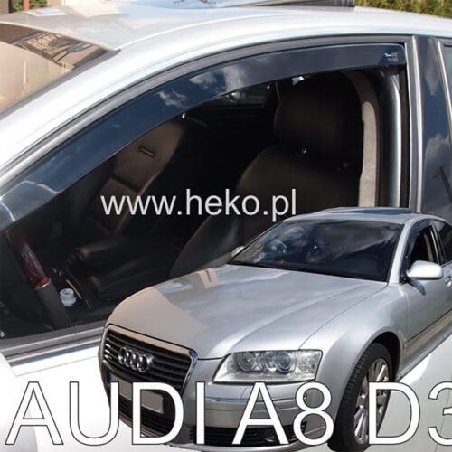 Heko ΑΝΕΜΟΘΡΑΥΣΤΕΣ ΓΙΑ AUDI A8 / D3 4D 2003-2010 ΖΕΥΓΑΡΙ ΑΠΟ ΕΥΚΑΜΠΤΟ ΦΙΜΕ ΠΛΑΣΤΙΚΟ HEKO – 2 ΤΕΜ.