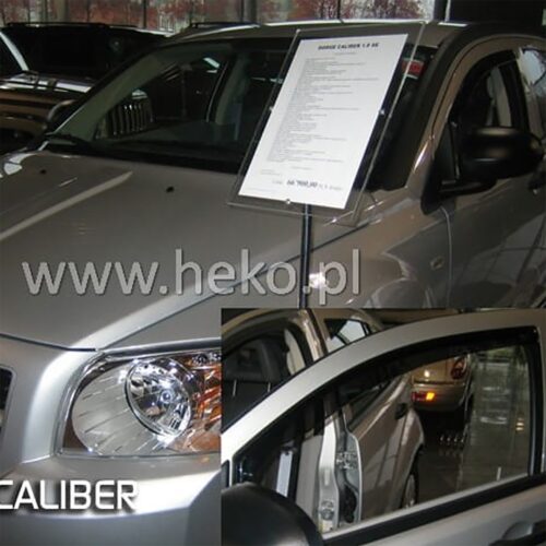 Heko ΑΝΕΜΟΘΡΑΥΣΤΕΣ ΓΙΑ DODGE CALIBER 5D 2006-2011 ΖΕΥΓΑΡΙ ΑΠΟ ΕΥΚΑΜΠΤΟ ΦΙΜΕ ΠΛΑΣΤΙΚΟ HEKO – 2 ΤΕΜ.