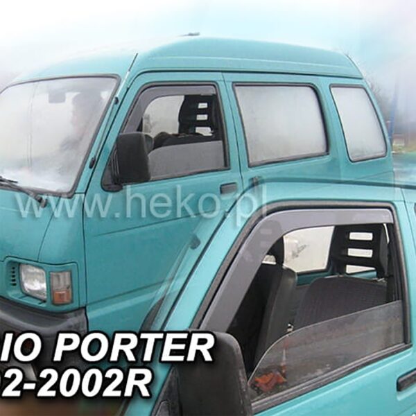 Heko ΑΝΕΜΟΘΡΑΥΣΤΕΣ ΓΙΑ PIAGGIO PORTER 1992-2002 ΖΕΥΓΑΡΙ ΑΠΟ ΕΥΚΑΜΠΤΟ ΦΙΜΕ ΠΛΑΣΤΙΚΟ HEKO - 2 ΤΕΜ.