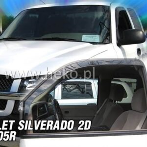 Heko ΑΝΕΜΟΘΡΑΥΣΤΕΣ ΓΙΑ CHEVROLET SILVERADO 2D/4D 2000-2005 ΖΕΥΓΑΡΙ ΑΠΟ ΕΥΚΑΜΠΤΟ ΦΙΜΕ ΠΛΑΣΤΙΚΟ HEKO - 2 ΤΕΜ.