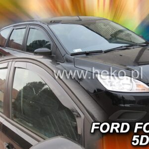 Heko ΑΝΕΜΟΘΡΑΥΣΤΕΣ ΓΙΑ FORD FOCUS MK2 4D/5D 2005-2011 ΖΕΥΓΑΡΙ ΑΠΟ ΕΥΚΑΜΠΤΟ ΦΙΜΕ ΠΛΑΣΤΙΚΟ HEKO - 2 ΤΕΜ.