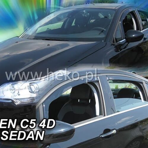 Heko ΑΝΕΜΟΘΡΑΥΣΤΕΣ ΓΙΑ CITROEN C5 4D/5D 2008-2017 ΖΕΥΓΑΡΙ ΑΠΟ ΕΥΚΑΜΠΤΟ ΦΙΜΕ ΠΛΑΣΤΙΚΟ HEKO – 2 ΤΕΜ.