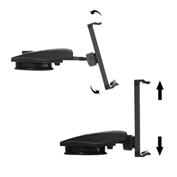 Xenomix ΒΑΣΗ ΣΤΗΡΙΞΗΣ XENOMIX PREMIUM TABLET/ΚΙΝΗΤΟΥ/NAVI/POS/GPS (11,5-19,5 cm) ΓΙΑ ΤΑΜΠΛΟ (ΜΑΥΡΟ/ΒΕΝΤΟΥΖΑ) - Image 4