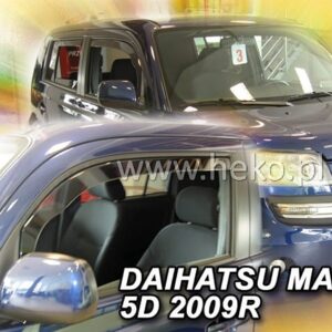 Heko ΑΝΕΜΟΘΡΑΥΣΤΕΣ ΓΙΑ DAIHATSU MATERIA 5D 2006-2016 ΖΕΥΓΑΡΙ ΑΠΟ ΕΥΚΑΜΠΤΟ ΦΙΜΕ ΠΛΑΣΤΙΚΟ HEKO - 2 ΤΕΜ.