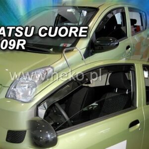 Heko ΑΝΕΜΟΘΡΑΥΣΤΕΣ ΓΙΑ DAIHATSU CUORE 7 5D 2007-2018 ΖΕΥΓΑΡΙ ΑΠΟ ΕΥΚΑΜΠΤΟ ΦΙΜΕ ΠΛΑΣΤΙΚΟ HEKO - 2 ΤΕΜ.
