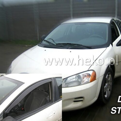 Heko ΑΝΕΜΟΘΡΑΥΣΤΕΣ ΓΙΑ DODGE STRATUS 4D 2001-2005 ΖΕΥΓΑΡΙ ΑΠΟ ΕΥΚΑΜΠΤΟ ΦΙΜΕ ΠΛΑΣΤΙΚΟ HEKO – 2 ΤΕΜ.