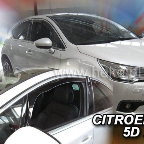 Heko ΑΝΕΜΟΘΡΑΥΣΤΕΣ ΓΙΑ CITROEN DS4 5D 2011-2018 ΖΕΥΓΑΡΙ ΑΠΟ ΕΥΚΑΜΠΤΟ ΦΙΜΕ ΠΛΑΣΤΙΚΟ HEKO – 2 ΤΕΜ.