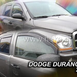 Heko ΑΝΕΜΟΘΡΑΥΣΤΕΣ ΓΙΑ DODGE DURANGO 5D 2004-2010 ΖΕΥΓΑΡΙ ΑΠΟ ΕΥΚΑΜΠΤΟ ΦΙΜΕ ΠΛΑΣΤΙΚΟ HEKO - 2 ΤΕΜ.