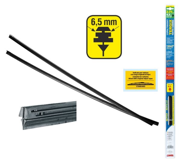 Lampa ΛΑΣΤΙΧΑ ΥΑΛΟΚΑΘΑΡΙΣΤΗΡΩΝ 71CMX6,5MM TERGIX ΜΕ ΕΠΙΚΑΛΥΨΗ ΓΡΑΦΙΤΗ ΧΩΡΙΣ ΛΑΜΑΚΙΑ ΣΕ ΠΛΑΣΤΙΚΗ BLISTER ΣΥΣΚΕΥΑΣΙΑ