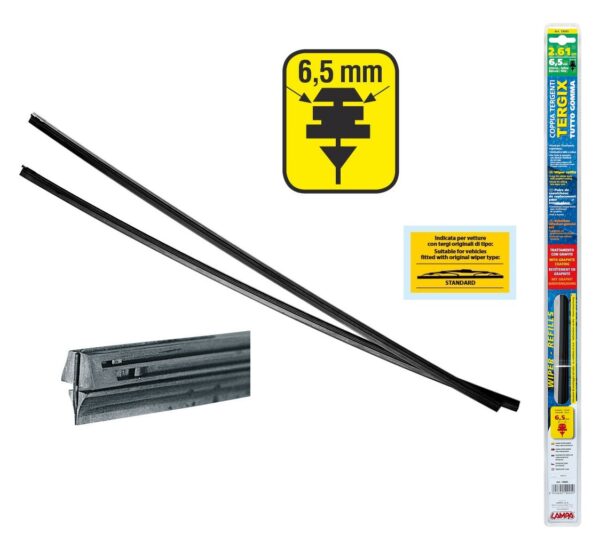 Lampa ΛΑΣΤΙΧΑ ΥΑΛΟΚΑΘΑΡΙΣΤΗΡΩΝ 61CMX6,5MM TERGIX ΜΕ ΕΠΙΚΑΛΥΨΗ ΓΡΑΦΙΤΗ ΧΩΡΙΣ ΛΑΜΑΚΙΑ ΣΕ ΠΛΑΣΤΙΚΗ BLISTER ΣΥΣΚΕΥΑΣΙΑ