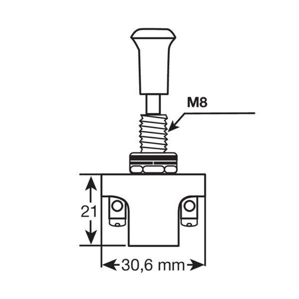 Lampa ΔΙΑΚΟΠΤΗΣ 12/24V - Image 2