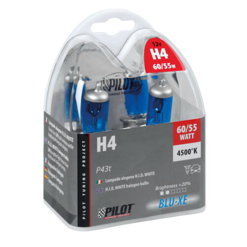 Lampa H4 12V 60/55W BLU-XE 4.500K +20% ΚΟΥΤΙ 2ΤΕΜ.