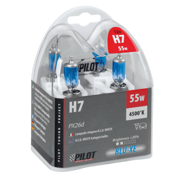 Lampa H7 12V 55W BLU-XE 4.500K +20% ΚΟΥΤΙ 2ΤΕΜ.