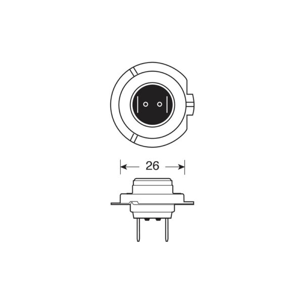 Lampa H7 12V 55W BLU-XE 4.500K +20% ΚΟΥΤΙ 2ΤΕΜ. - Image 3