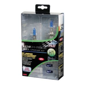 Lampa KIT ΑΝΑΒΑΘΜΙΣΗΣ H1 XENIUM RACE BONUS-PACK 12V/100W P14,5s - 5500K - 2300lm ΜΕ ΚΕΡΑΜΙΚΕΣ ΒΑΣΕΙΣ ΚΑΙ 2 ΚΑΡΦΩΤΑ ΛΑΜΠΑΚΙΑ W5W - 2 ΤΕΜ.