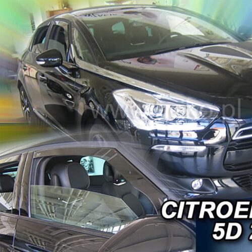 Heko ΑΝΕΜΟΘΡΑΥΣΤΕΣ ΓΙΑ CITROEN DS5 5D 2012-2018 ΖΕΥΓΑΡΙ ΑΠΟ ΕΥΚΑΜΠΤΟ ΦΙΜΕ ΠΛΑΣΤΙΚΟ HEKO – 2 ΤΕΜ.