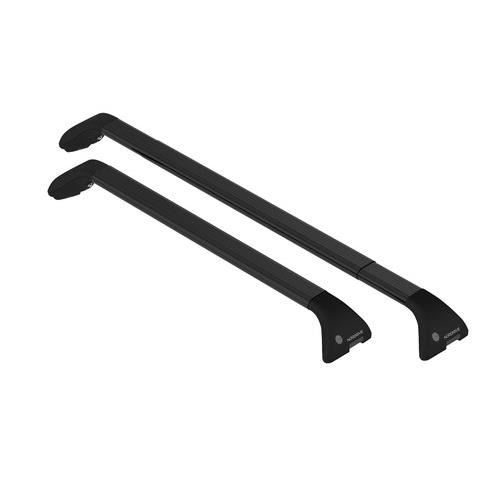 Nordrive Τηλεσκοπικές Μπάρες Μαύρες SNAP-STEEL (L) 100-136cm 2τεμ.