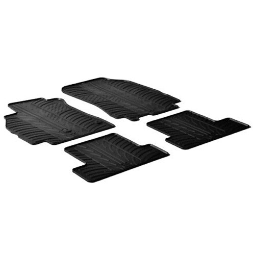 Lampa ΜΑΡΚΕ ΠΑΤΑΚΙΑ ΣΕ ΣΚΑΦΗ ΛΑΣΤΙΧΟ ΓΙΑ RENAULT MEGANE III 10/2008-2016 SUMISURA ΣΕ ΜΑΥΡΟ ΧΡΩΜΑ ME ΚΟΥΜΠΩΜΑΤΑ LAMPA – 4 ΤΕΜ.