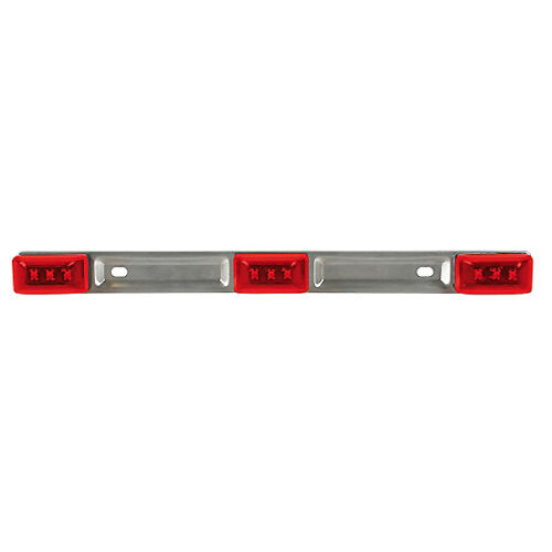 Lampa ΜΕΤΑΛΛΙΚΗ ΜΠΑΡΑ ΜΕ 3 ΦΩΤΑ LED 24V