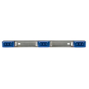 Lampa ΜΕΤΑΛΛΙΚΗ ΜΠΑΡΑ ΜΕ 3 ΦΩΤΑ LED 24V