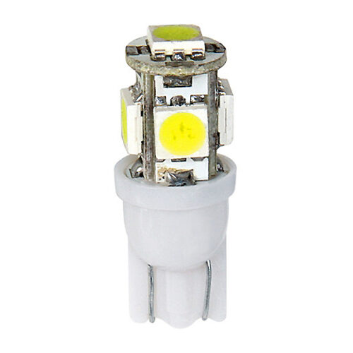 Lampa T10 W5W 12V W2,1×9,5d 28lm HYPER-LED15 ΛΕΥΚΟ ΔΙΑΘΛΑΣΗΣ 5SMDx3chips ΔΙΠΛΗΣ ΠΟΛΙΚΟΤΗΤΑΣ BLISTER 2ΤΕΜ.