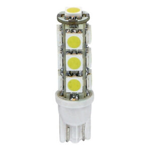 Lampa T10 W5W 12V W2,1x9,5d 80lm HYPER-LED39 ΛΕΥΚΟ 13SMDx3chips (ΔΙΠΛΗΣ ΠΟΛΙΚΟΤΗΤΑΣ) BLISTER 2ΤΕΜ.
