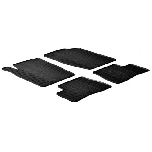 Lampa ΜΑΡΚΕ ΠΑΤΑΚΙΑ ΣΕ ΣΚΑΦΗ ΛΑΣΤΙΧΟ ΓΙΑ PEUGEOT 206 09/1998-2009 / 206 PLUS 03/2009-2013 / 206 SW 09/1998-2009 SUMISURA ΣΕ ΜΑΥΡΟ ΧΡΩΜΑ ME ΚΟΥΜΠΩΜΑΤΑ LAMPA – 4 ΤΕΜ.