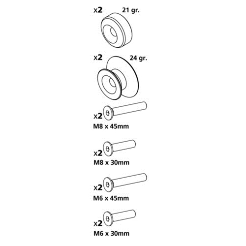 Lampa ΒΙΔΕΣ ΣΤΗΡΙΞΗΣ ΠΕΤΑΛΟΥ 6/8mm ΜΠΛΕ