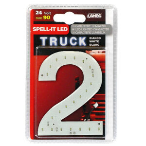 Lampa ΑΡΙΘΜΟΣ 2 ΛΕΥΚΟ 24V LED