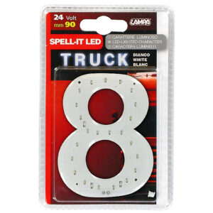 Lampa ΑΡΙΘΜΟΣ 8 ΛΕΥΚΟ 24V LED