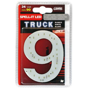 Lampa ΑΡΙΘΜΟΣ 9 ΛΕΥΚΟ 24V LED