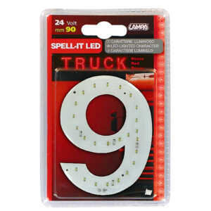 Lampa ΑΡΙΘΜΟΣ 9 ΚΟΚΚΙΝΟ 24V LED