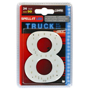 Lampa ΑΡΙΘΜΟΣ 8 ΜΠΛΕ 24V LED