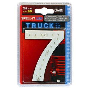 Lampa ΑΡΙΘΜΟΣ 7 ΜΠΛΕ 24V LED