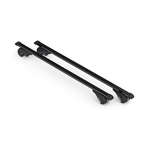 Nordrive ΜΠΑΡΕΣ ΟΡΟΦΗΣ ΓΙΑ S/W RAIL-TOP 120 cm ΜΑΥΡΕΣ ΑΠΟ ΑΤΣΑΛΙ ΜΕ ΚΛΕΙΔΙ 2τεμ.