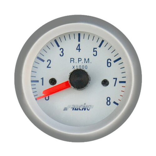 Simoni Racing ΣΤΡΟΦΟΜΕΤΡΟ ΛΕΥΚΟ 0-8.000rpm