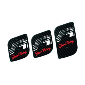 Simoni Racing ΠΕΤΑΛ CUT ΚΙΤ 3 ΤΕΜΑΧΙΩΝ ΜΑΥΡΑ ΑΛΟΥΜΙΝΙΟΥ ΜΕ ΛΑΣΤΙΧΕΝΙΑ ΕΠΕΝΔΥΣΗ