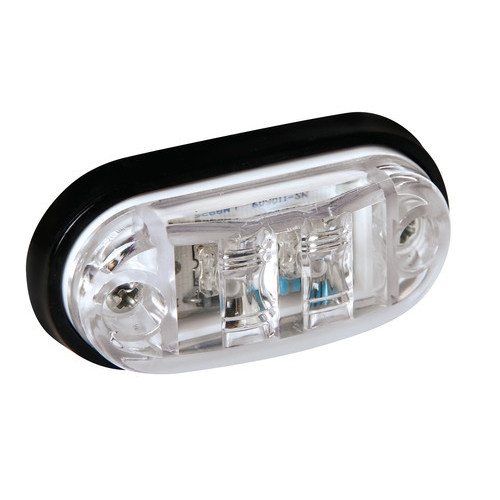 Lampa ΦΩΣ ΦΟΡΤΗΓΟΥ 2LED ΛΕΥΚΟ 24V 72mm