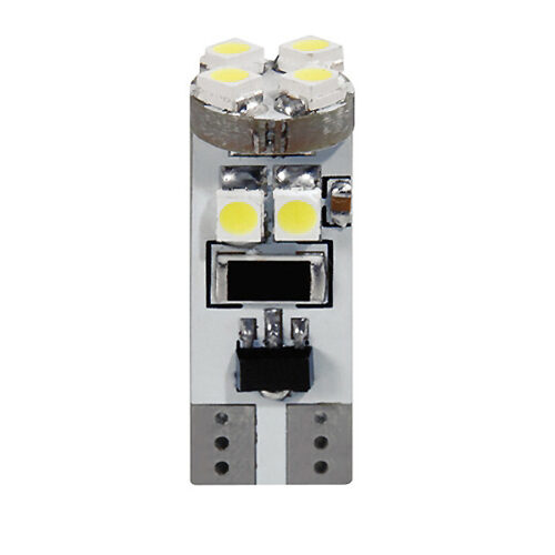 Lampa T10 W5W 24V 55lm HYPER-LED24 ΛΕΥΚΟ ΔΙΑΘΛΑΣΗΣ 8SMDx3chips (ΤΡΙΠΛΟΕΣΤΙΑΚΟ- CAN-BUS) 2ΤΕΜ.