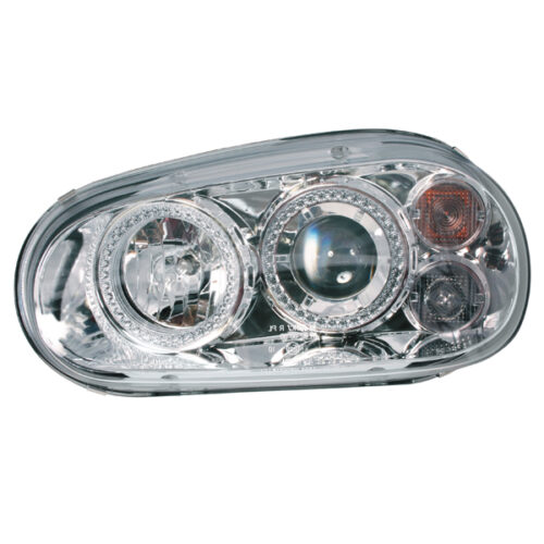 Lampa Φανάρια Μπροστινά Angel Eyes VW GOLF 4 1998+ – Χρωμίου