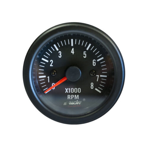 Simoni Racing ΣΤΡΟΦΟΜΕΤΡΟ 0-8.000rpm 52mm ΜΑΥΡΟ