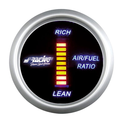 Simoni Racing HALLMETER ΨΗΦΙΑΚΟ 52mm ΜΑΥΡΟ ΜΕ ΚΑΘΕΤΗ ΣΤΗΛΗ ΕΝΔΕΙΞΕΩΝ