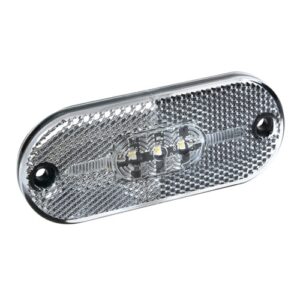 Lampa ΦΩΣ ΟΓΚΟΥ ΦΟΡΤΗΓΟΥ 24V 5LED 108x44mm ΛΕΥΚΟ ΑΔΙΑΒΡΟΧΟ LAMPA -1ΤΕΜ.