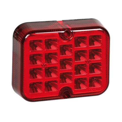 Lampa ΠΙΣΩ ΦΑΝΑΡΙ ΟΜΙΧΛΗΣ 12/24V (ΚΟΚΚΙΝΟ – 19 LED – 81 Χ 100mm) – 1 ΤΕΜ.