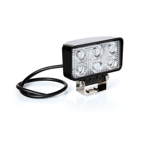 Lampa ΠΡΟΒΟΛΕΑΣ ΕΡΓΑΣΙΑΣ WL-2 18W 1200LM  ΜΕ 6 LED ΚΑΡΦΙ 10-30V/21W 6.000K (111 x 95 x 56 mm) -1ΤΕΜ.