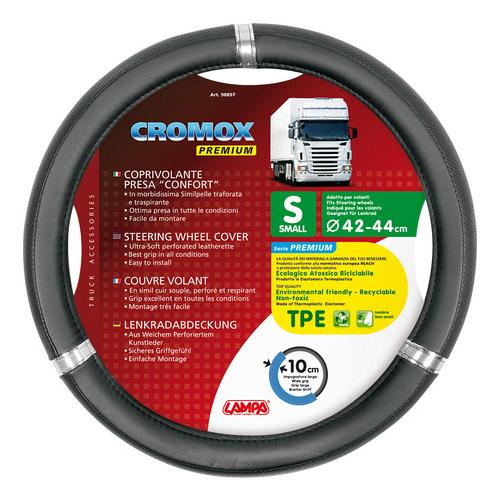 Lampa ΚΑΛΥΜΜΑ ΤΙΜΟΝΙΟΥ ΦΟΡΤΗΓΟΥ CROMOX ΜΑΥΡΟ/ΧΡΩΜΙΟ ΟΙΚΟΛΟΓΙΚΟ ΑΟΣΜΟ (S) 42-44cm
