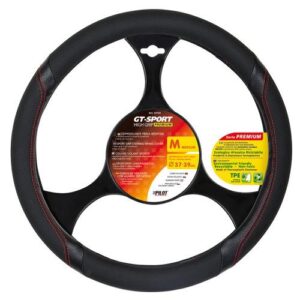 Lampa ΚΑΛΥΜΜΑ ΤΙΜΟΝΙΟΥ GT-SPORT ΜΑΥΡΟ ΧΡΩΜΑ ΜΕ ΡΑΦΕΣ ΣΤΟ ΠΛΑΙ ΚΟΚΚΙΝΕΣ ΑΟΣΜΟ ΟΙΚΟΛΟΓΙΚΟ/ ΜΗ ΤΟΞΙΚΟ/ ΑΝΑΚΥΚΛΩΣΙΜΟ ΥΛΙΚΟ