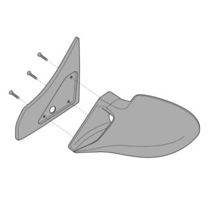 Lampa ΒΑΣΗ ΚΑΘΡΕΠΤΗ ΓΙΑ AUDI A4 9/96-4/03